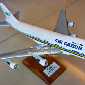 Model of B747-200 Air Gabon with detailed craftsmanship.